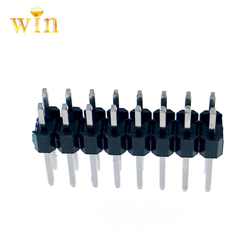 2.54mm 2x8p Dual Row Dubbele Plastic DIP PIN-kopbal 3.0mm-9.2mm