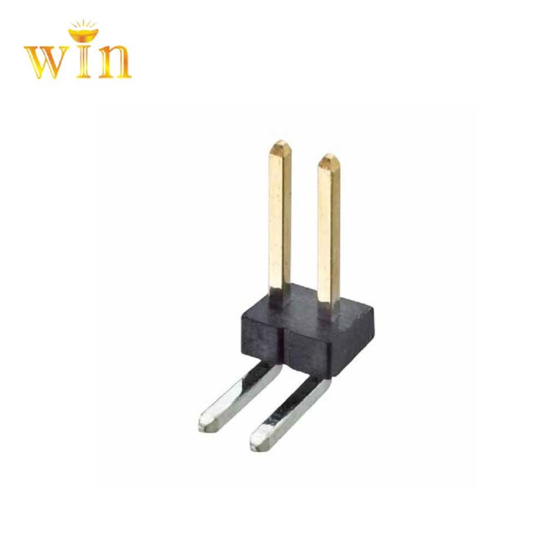 2.54mm 2P ​​/3P/4P Right Angle DIP PIN-header